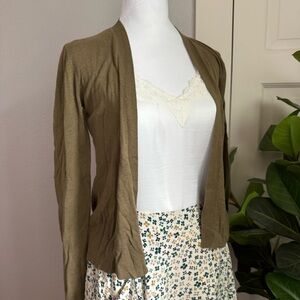 Old Navy Olive Green Cardigan Sweater